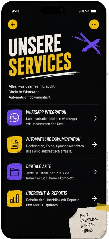 HelloBoss App – Unsere Services